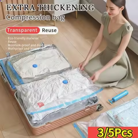 Kit Sacos a Vácuo para Roupas